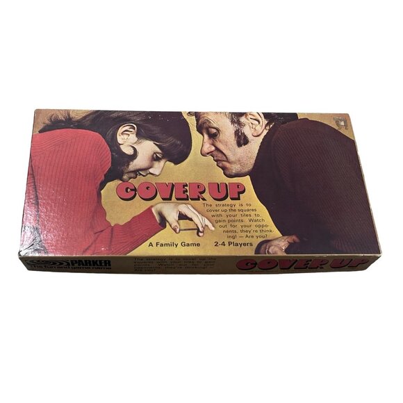 Cover Up Game Board 1970 Vintage Manufacture Board & Traditional Games - Picture 1 of 7